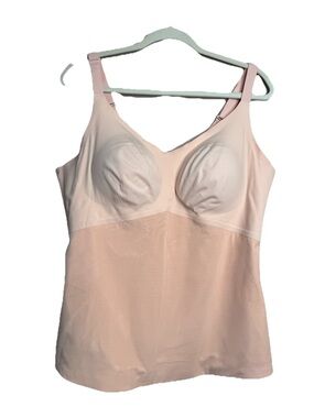 HONEYLOVE LIFTWEAR CAMI Tank Top IN BLUSH, Adjustable, Compression 2X A26